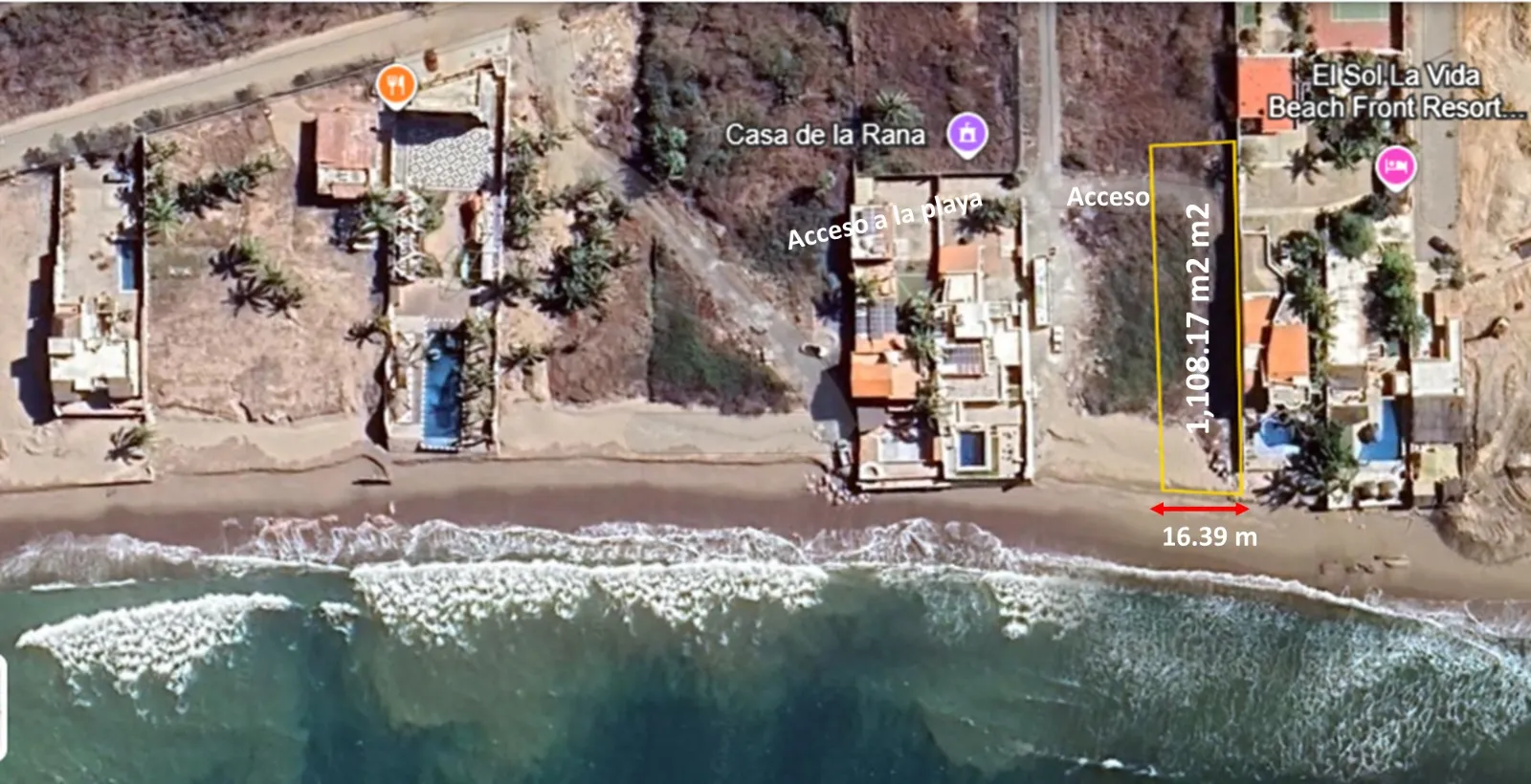 Terreno frente al mar en Playa El Delfín – Alto potencial en Mazatlán - 3