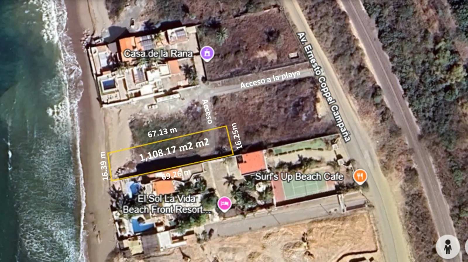 Terreno frente al mar en Playa El Delfín – Alto potencial en Mazatlán - 1